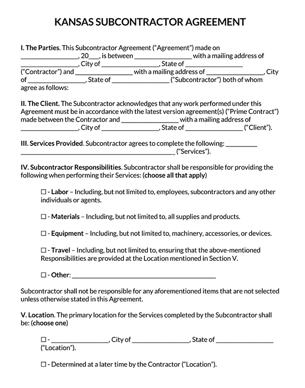 free subcontractor agreement template word uk 02