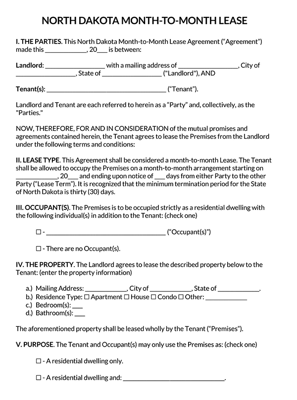  month-to-month rental agreement template word 56
