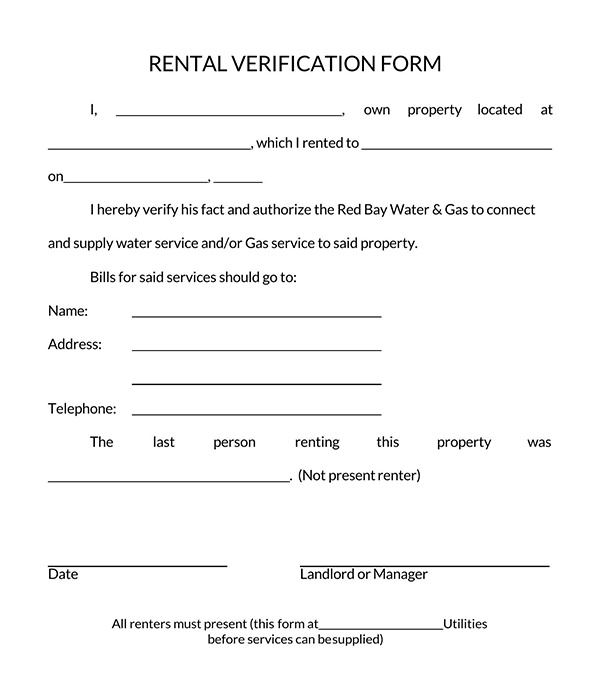  landlord monthly rent confirmation form 1