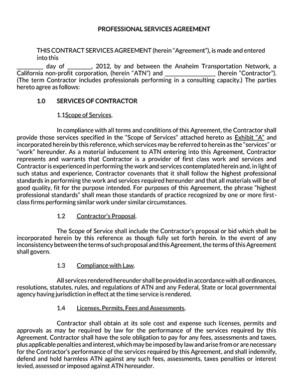  general agreement form pdf 11