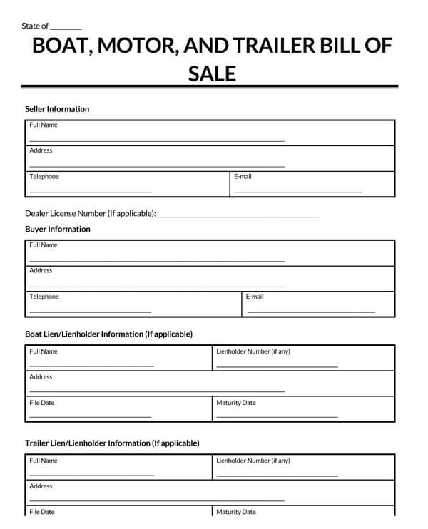 Bill-of-Sale-for-a-boat,motor-and-trailer
