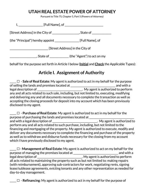 Utah-Real-Estate-Power-of-Attorney-Form_