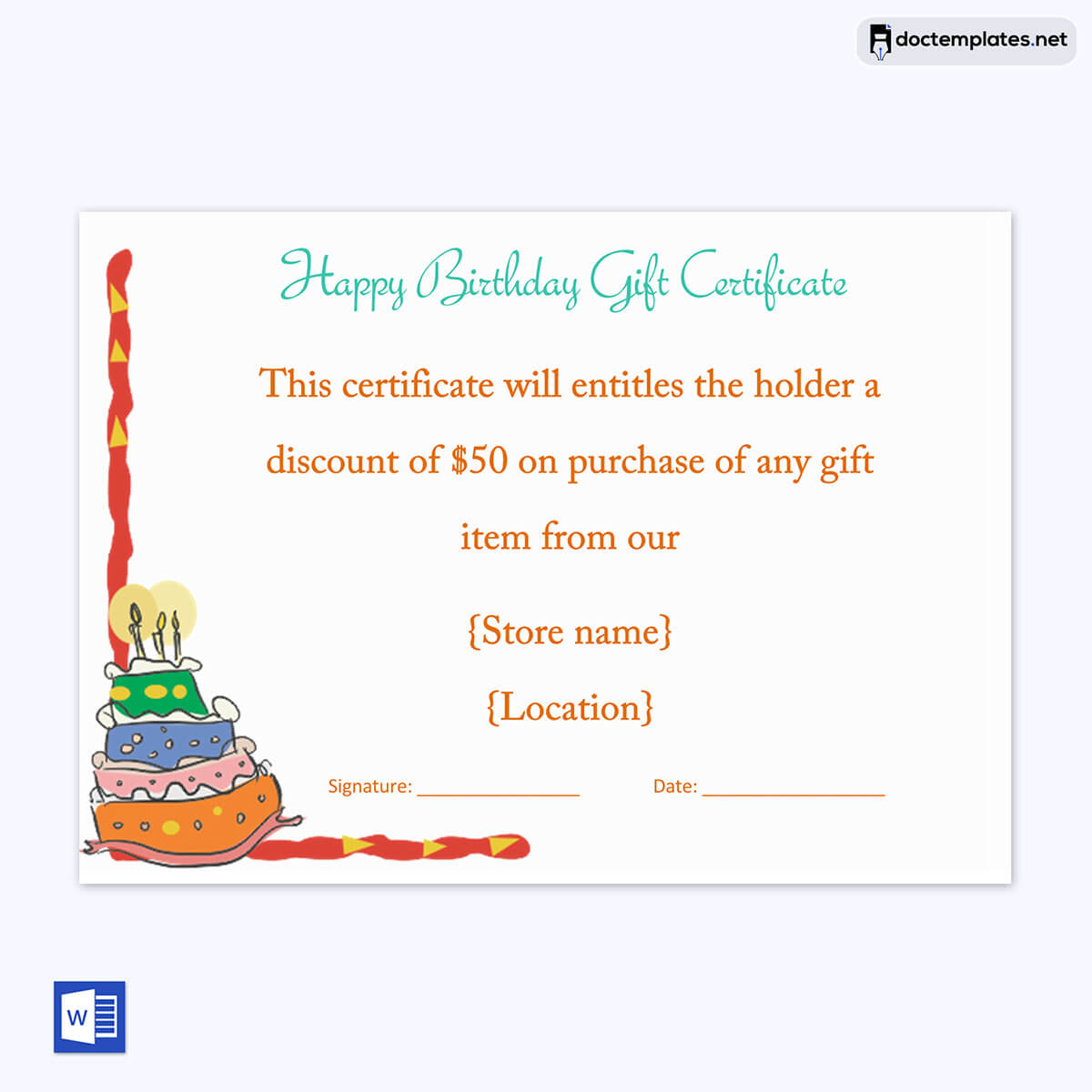 Colorful-Cake-Birthday-Gift-Certificate