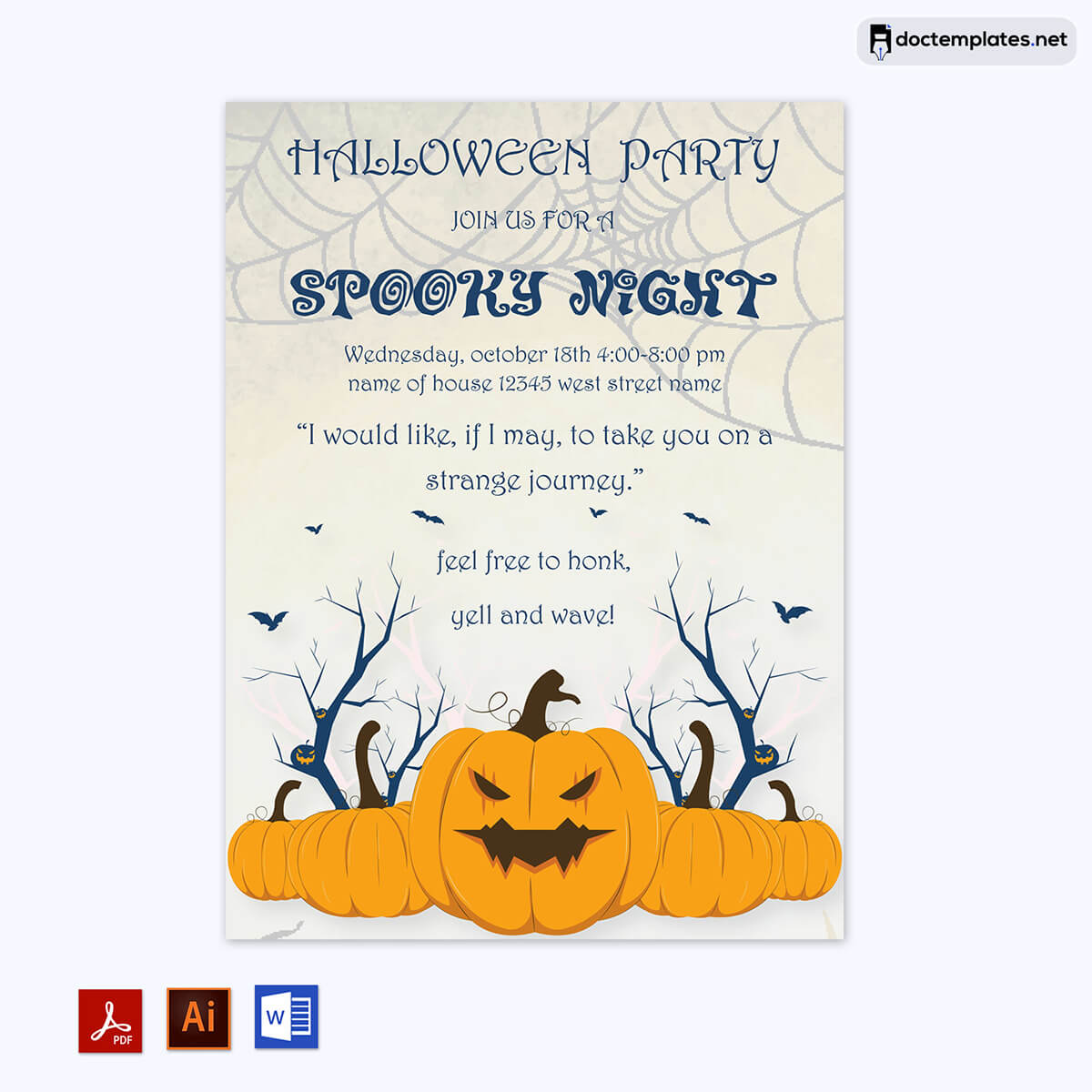  halloween invitation wording 01
