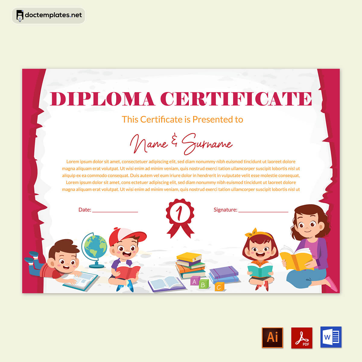  kindergarten diploma 2021