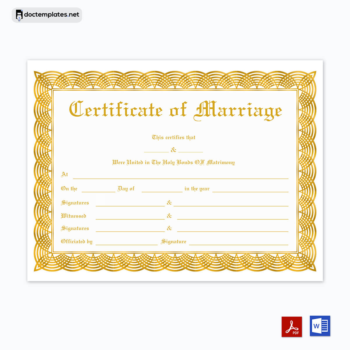  marriage certificate template word 04