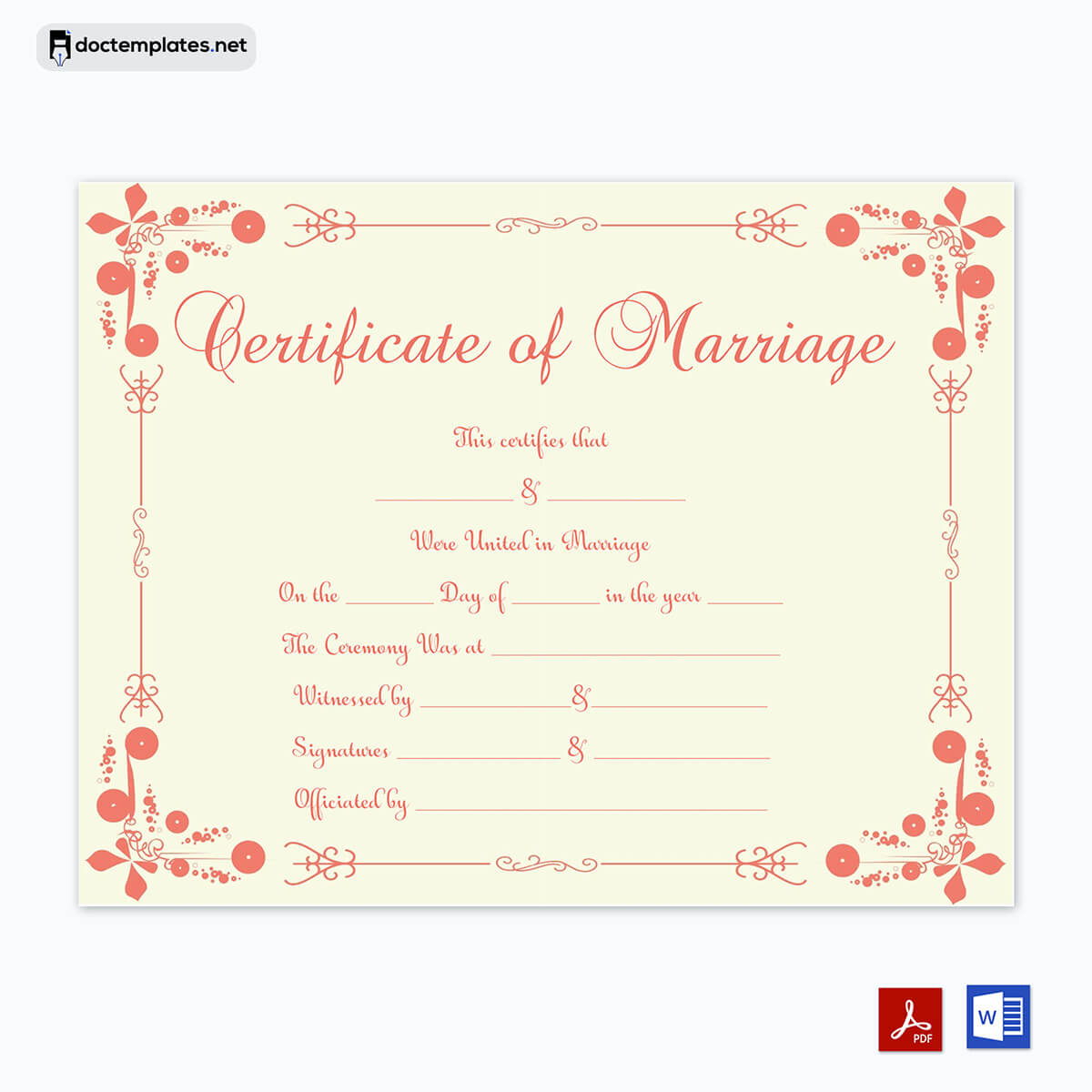  marriage certificate online fake 01