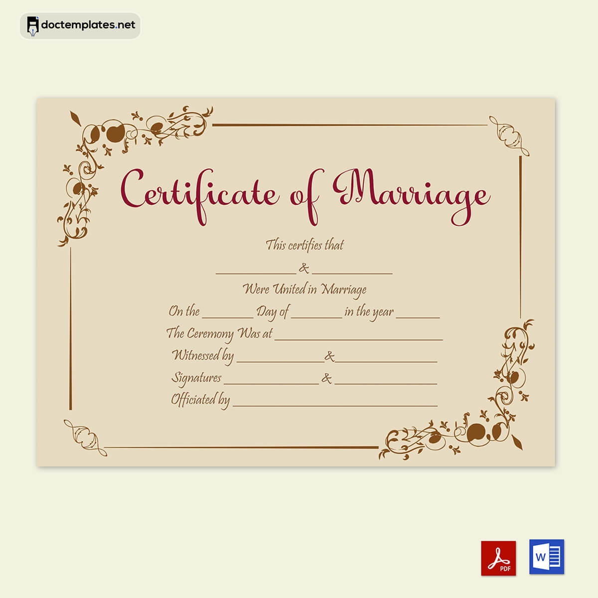  virtual marriage certificate