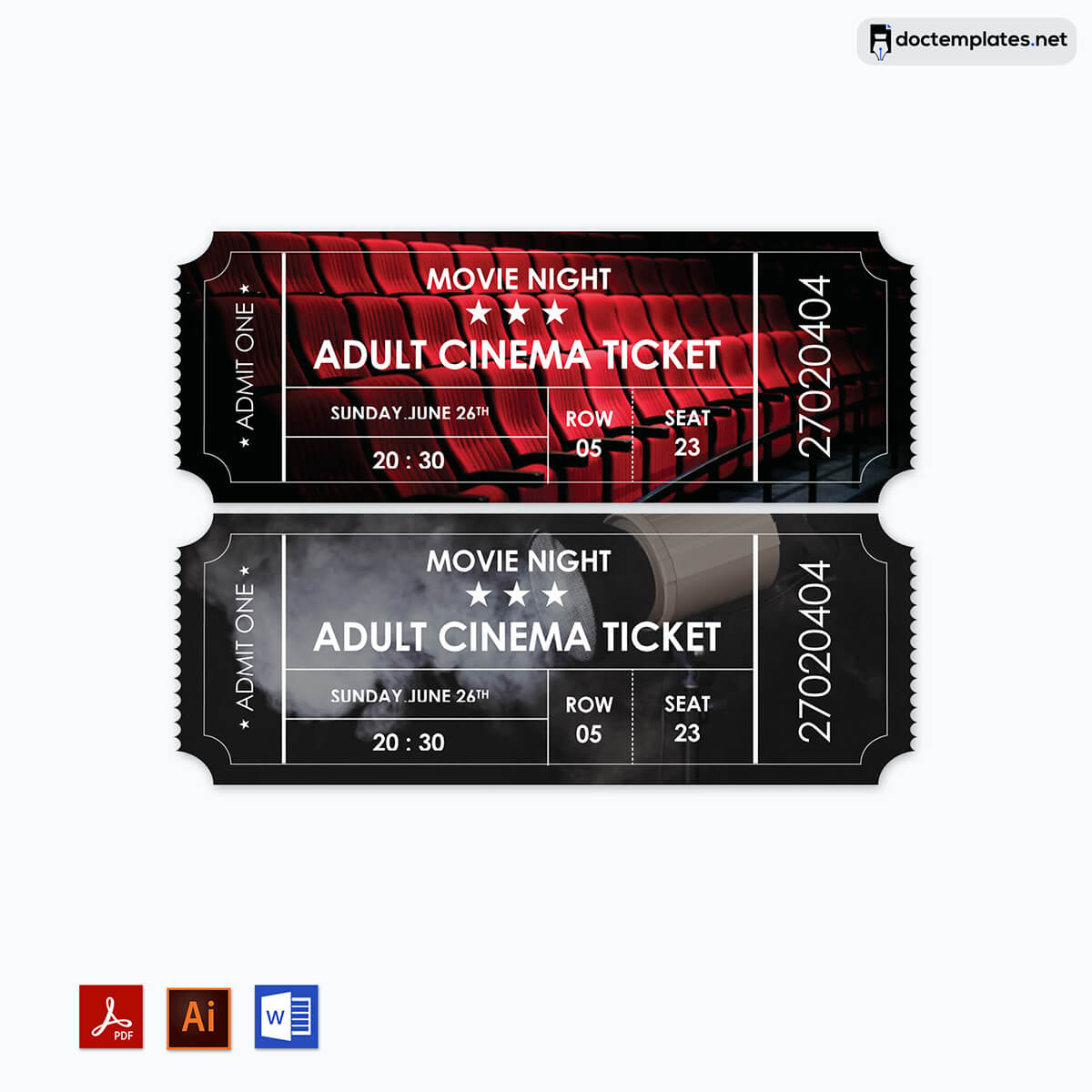  printable movie tickets pdf