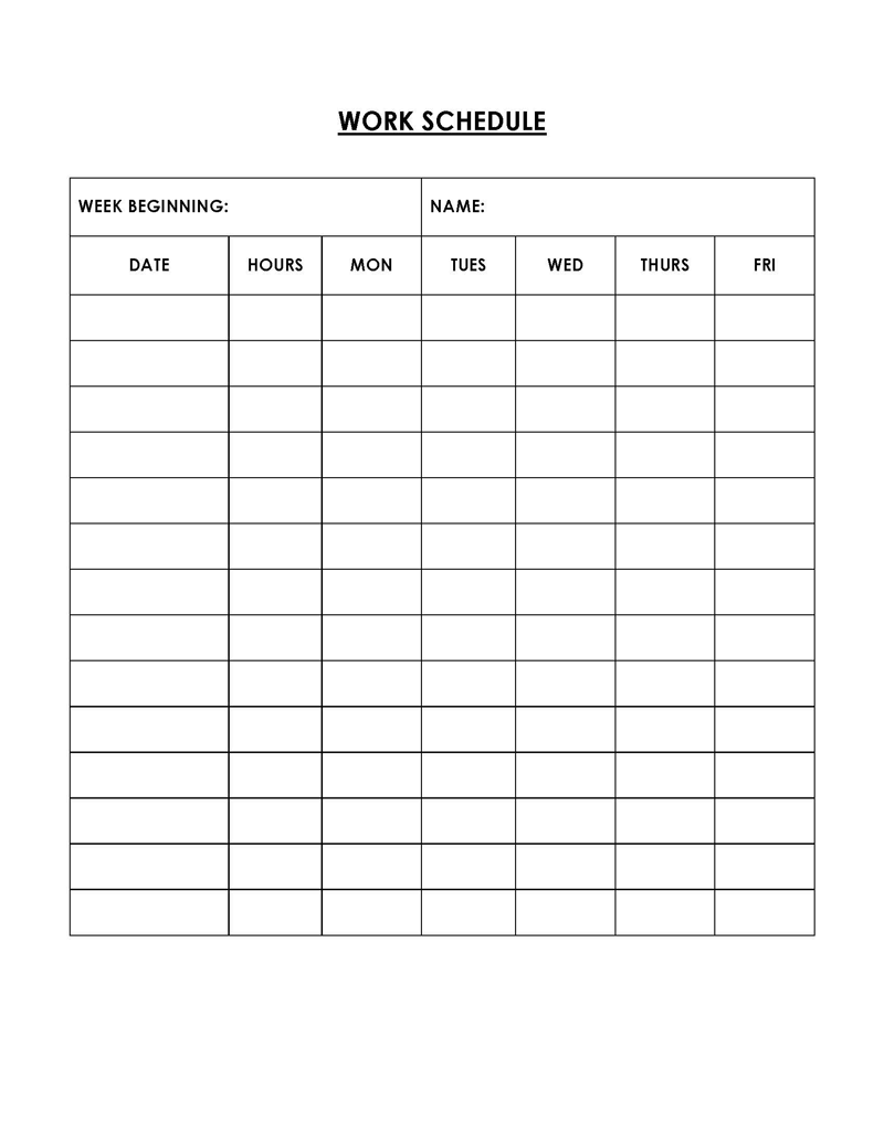 employee shift schedule excel template download