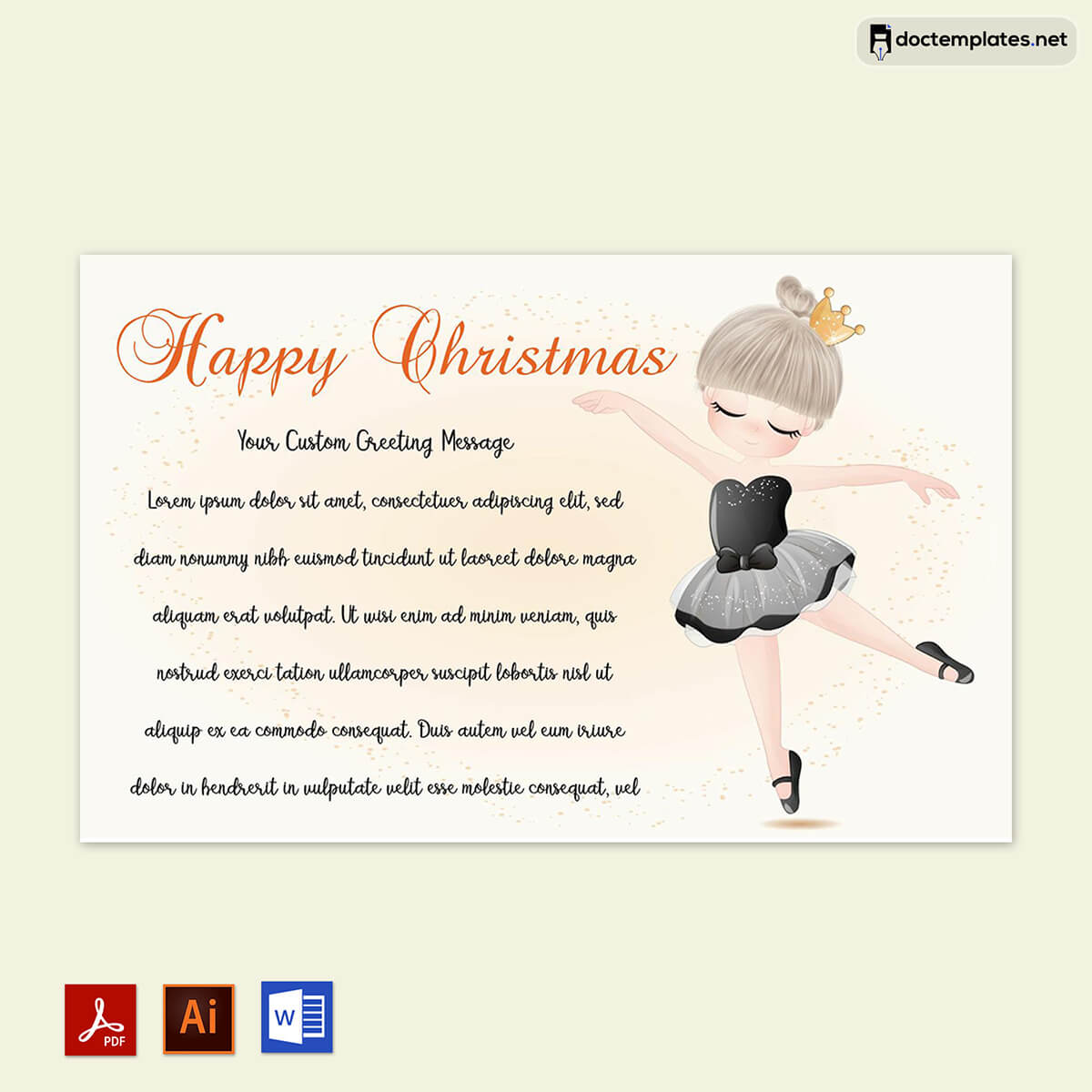 Image of Free Christmas gift certificate template
Free Christmas gift certificate template
