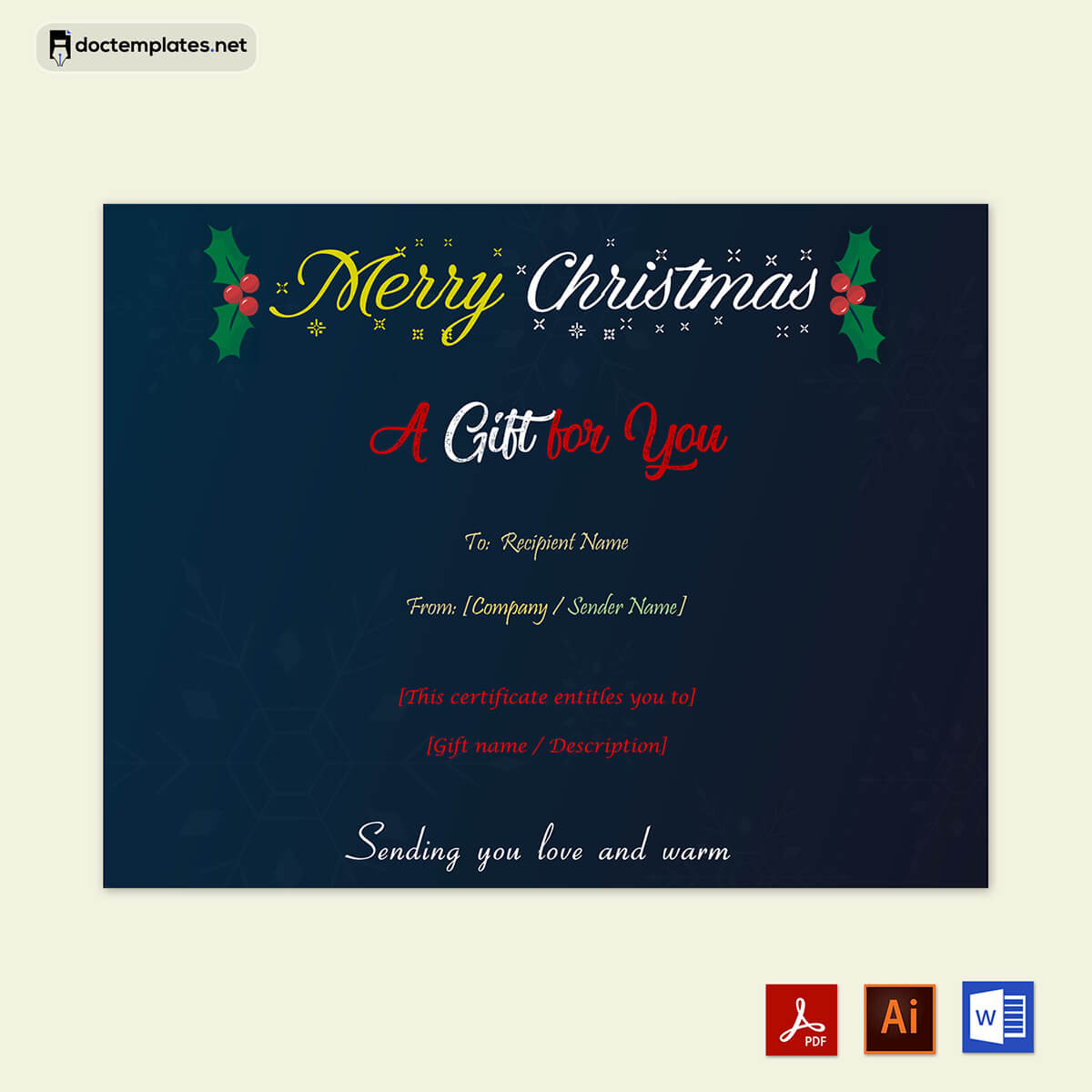 Image of Gift Certificate template PDF
Gift Certificate template PDF
01