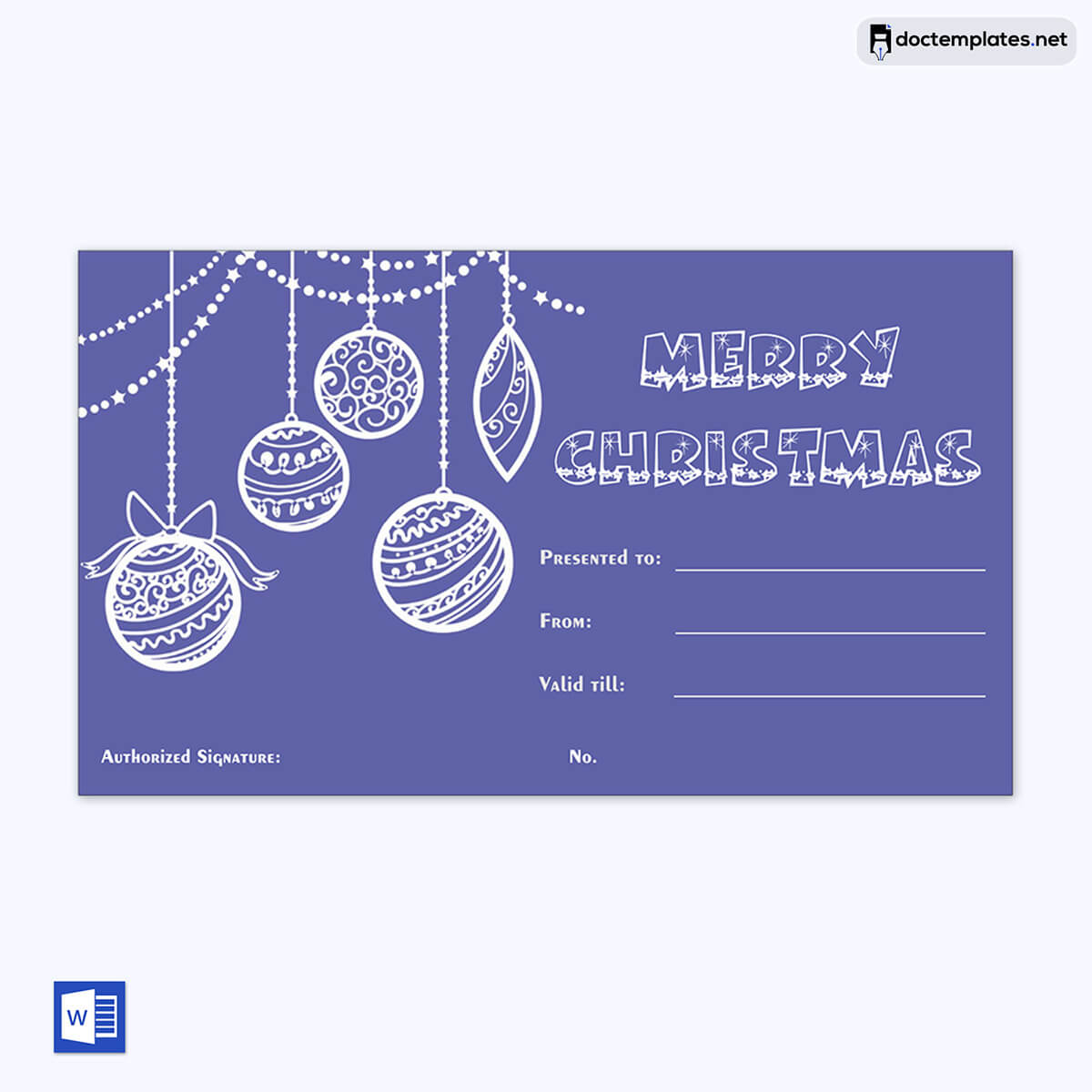 Image of Gift Certificate template PDF Gift Certificate template PDF 04
