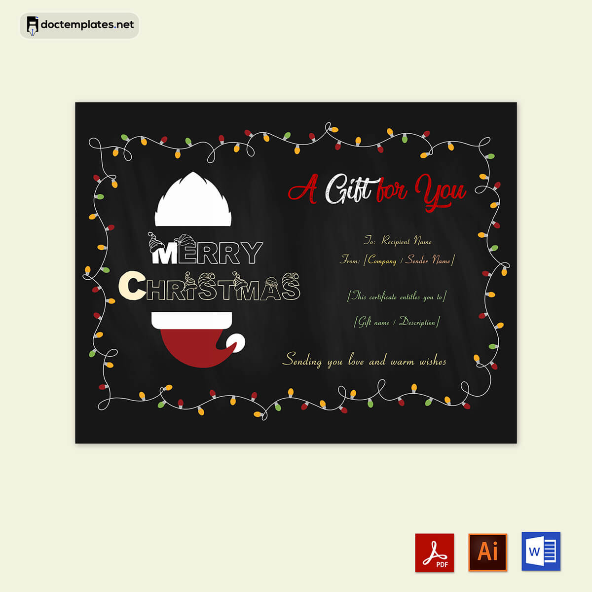 Image of Birthday gift certificate template
Birthday gift certificate template
