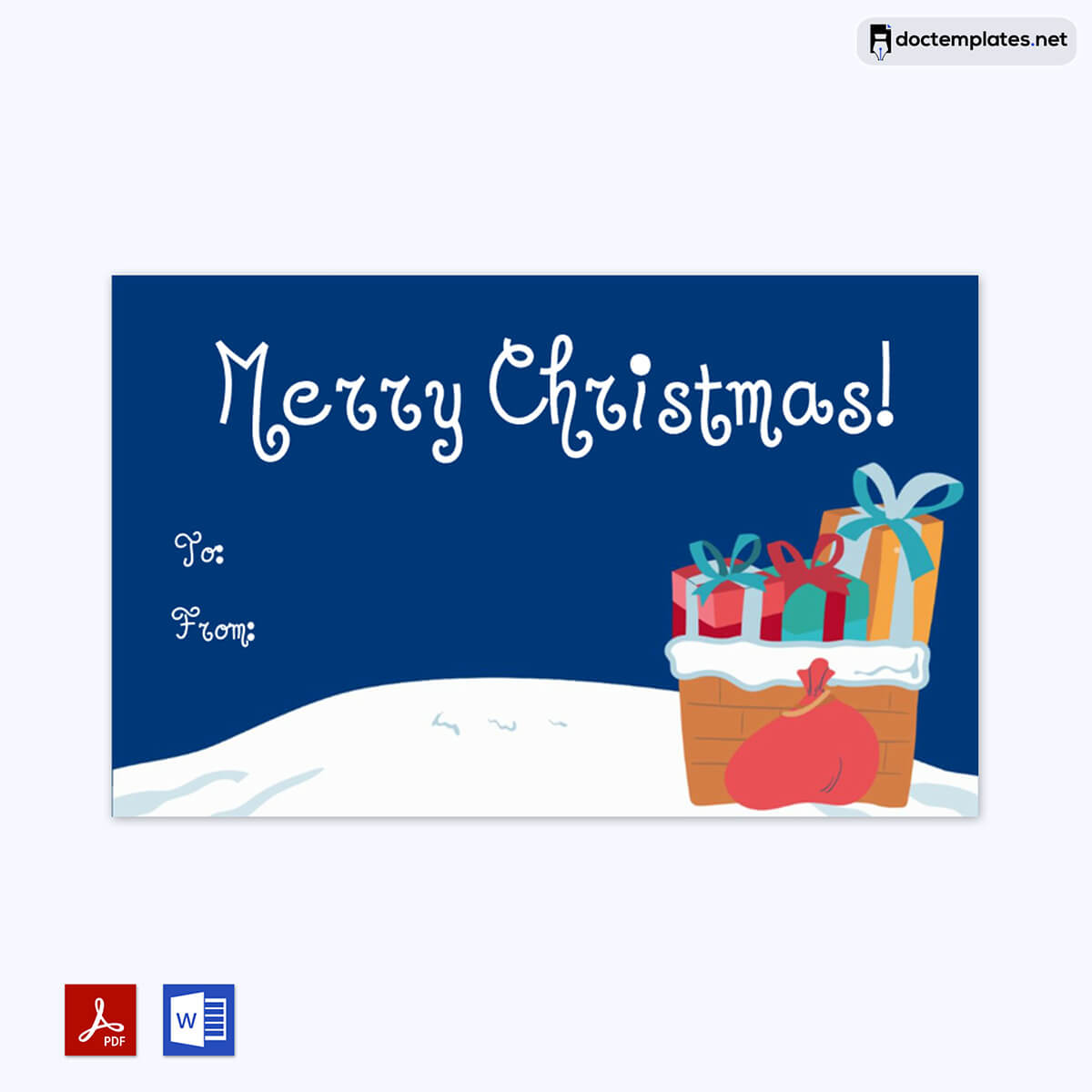 Christmas Gift Tag Template Gifts 2 Preview Image of Free printable gift tags PDF
Free printable gift tags PDF
01