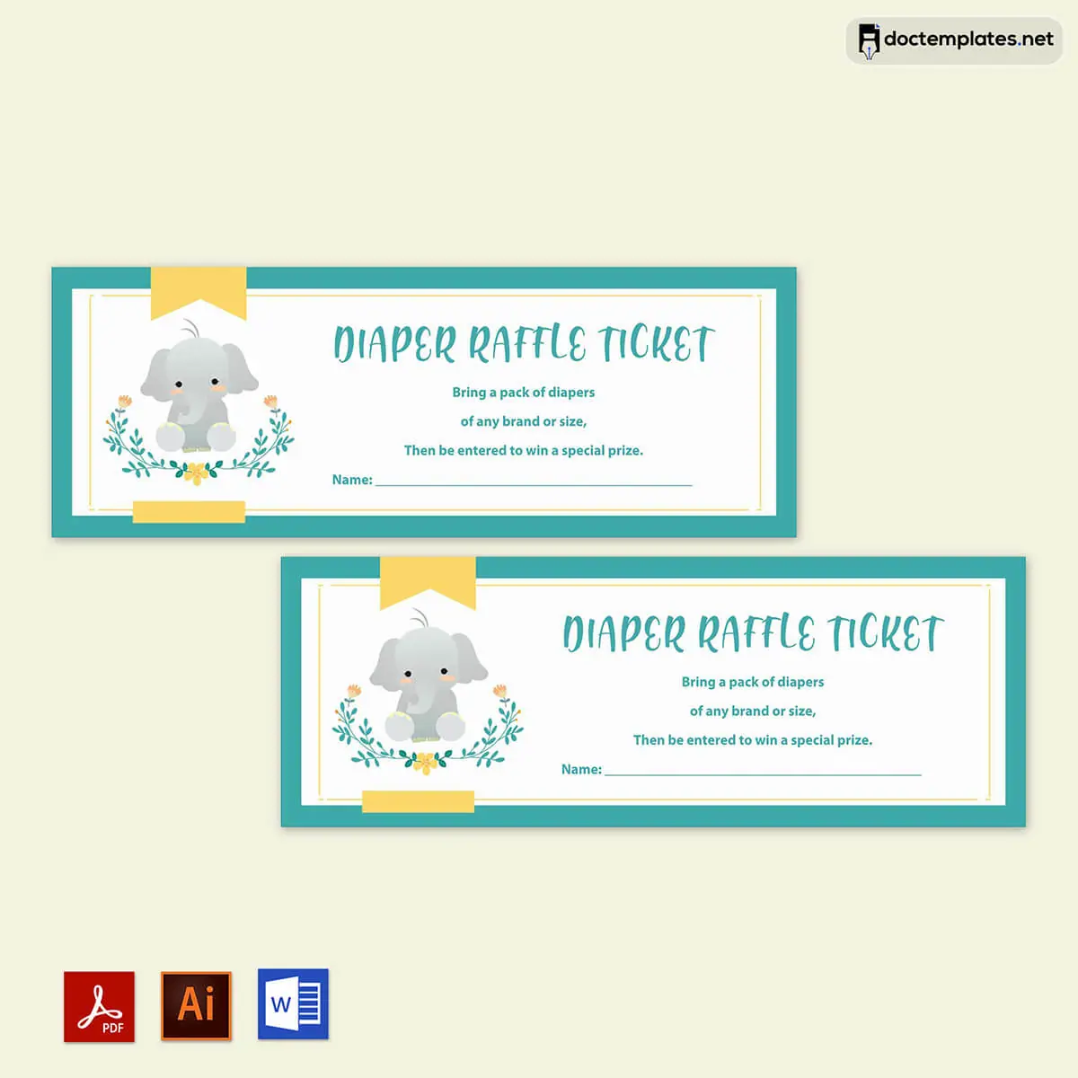 45+ Free Raffle Ticket Templates | Make Your Own Tickets, image size:1200x1200