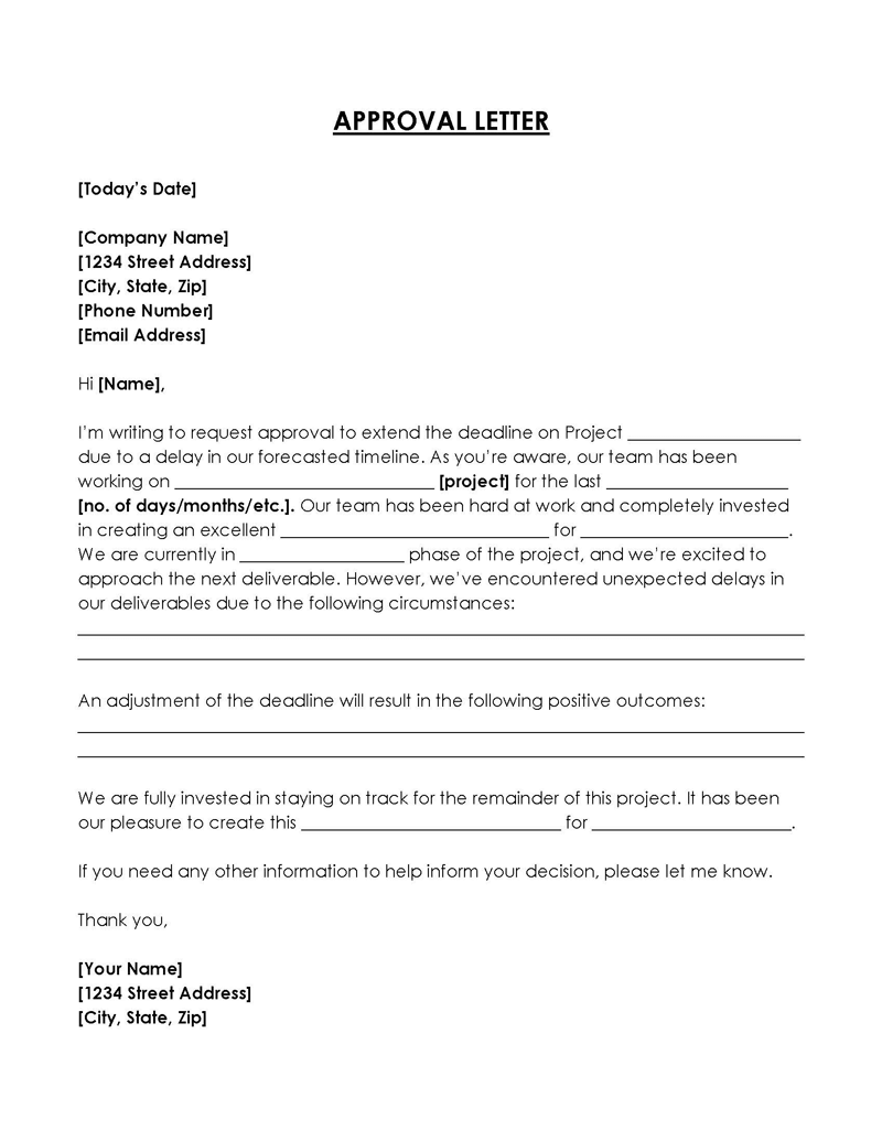 
approval letter pdf
