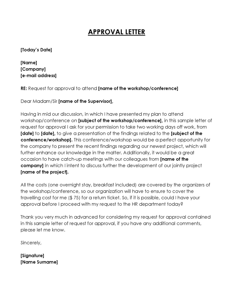 
approval letter for school