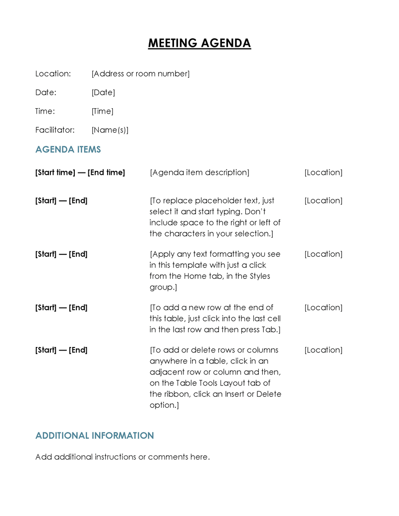 Meeting Agenda 3kp9z1t 10 22 18 1 meeting agenda top
