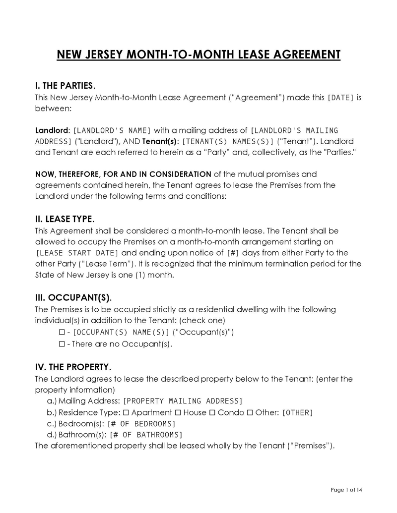 50+ MonthtoMonth Lease Agreement Templates