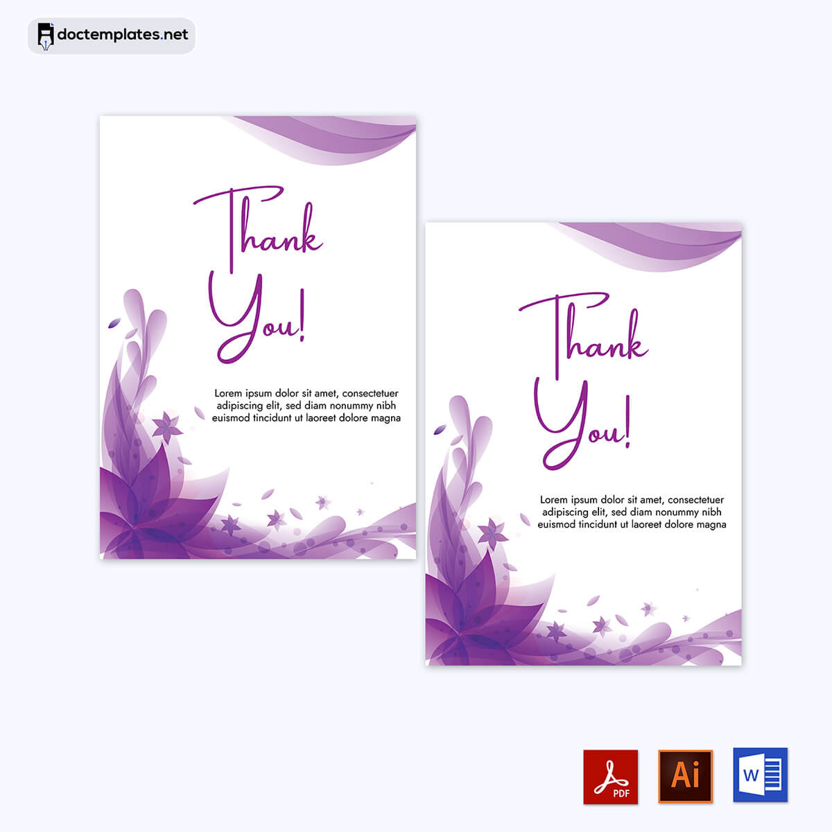 Image of Thank you card format
Thank you card format
