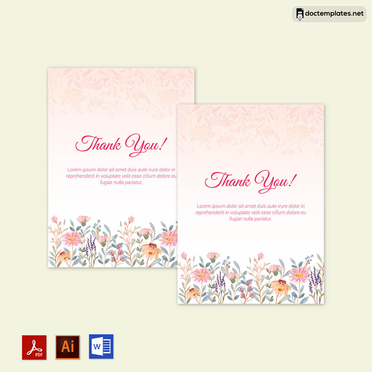 Image of Thank you card design
Thank you card design
