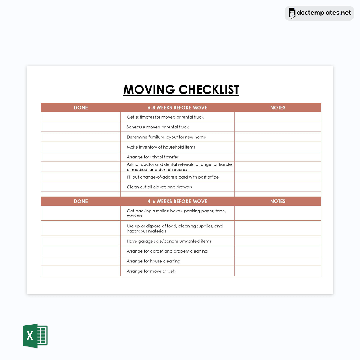 download packing list