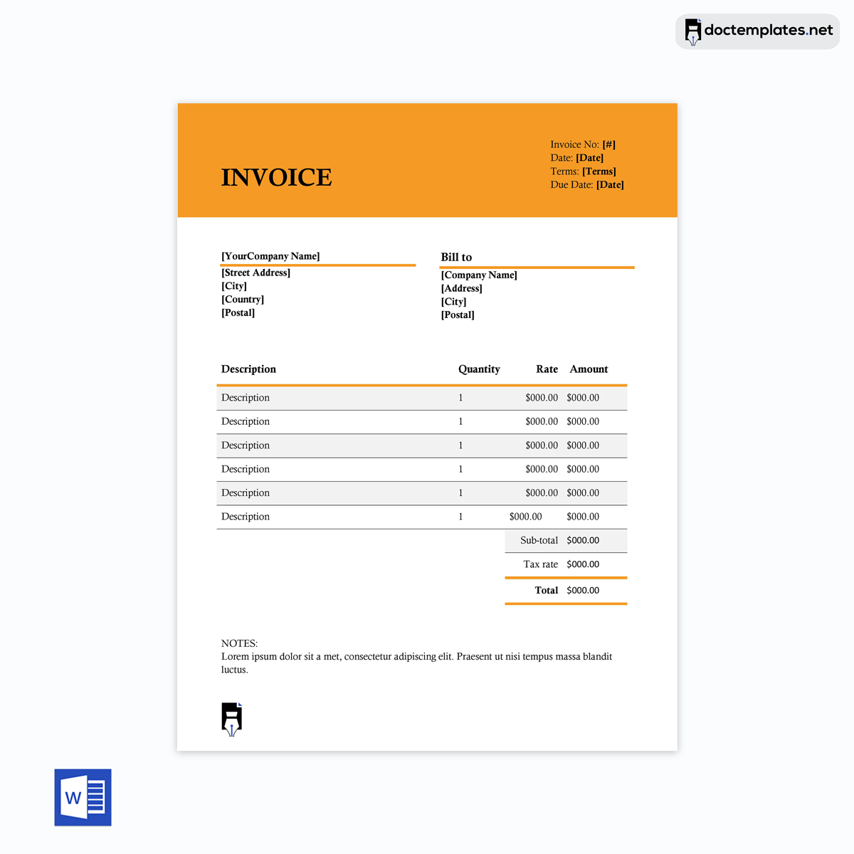 
free invoice template-07