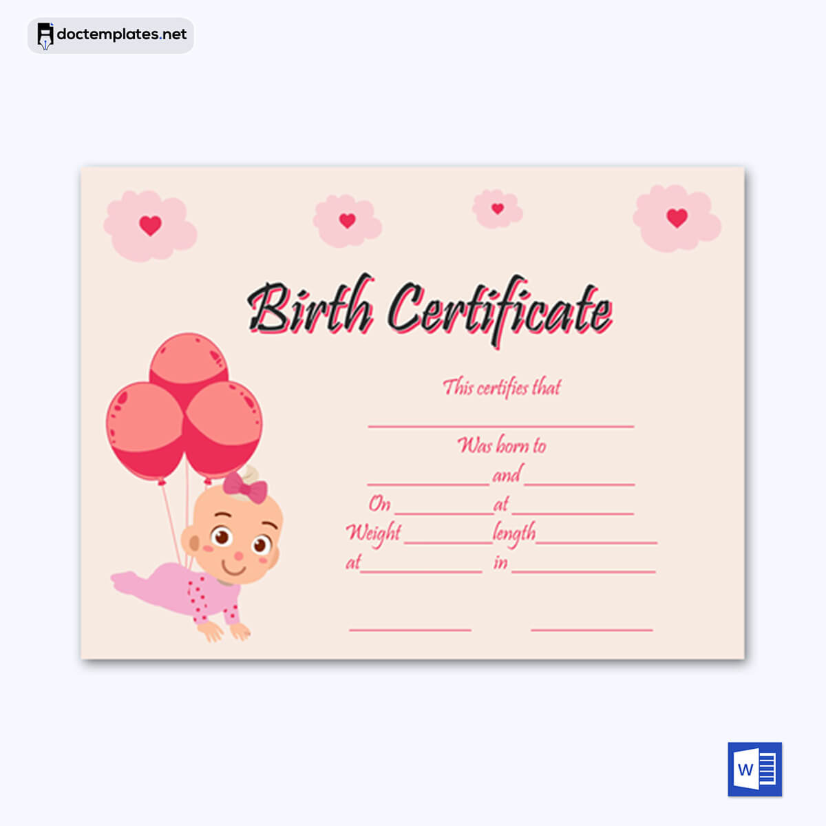 Image of Free birth certificate template
Free birth certificate template 06