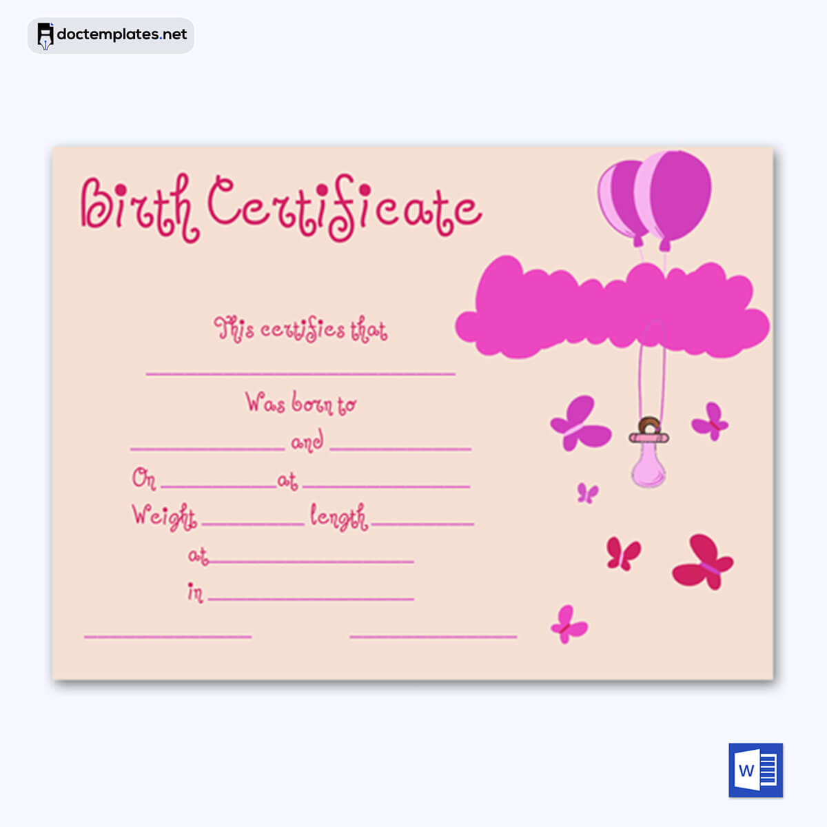 Image of Hospital birth certificate format PDF
Hospital birth certificate format PDF
 09