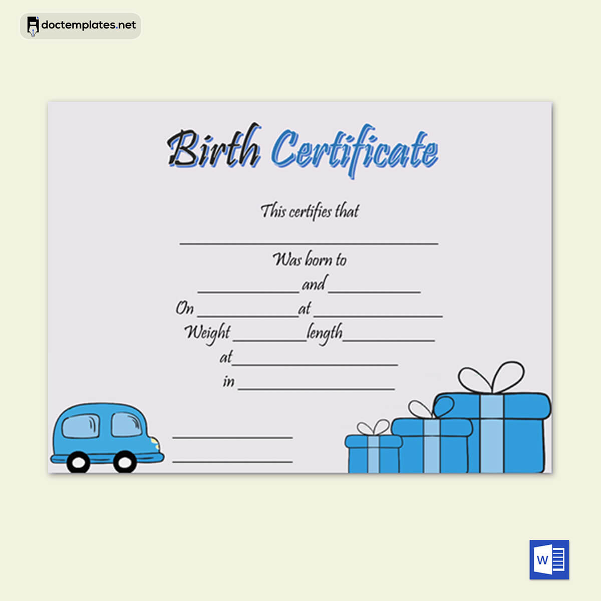 Image of Blank birth certificate PDF
Blank birth certificate PDF 02