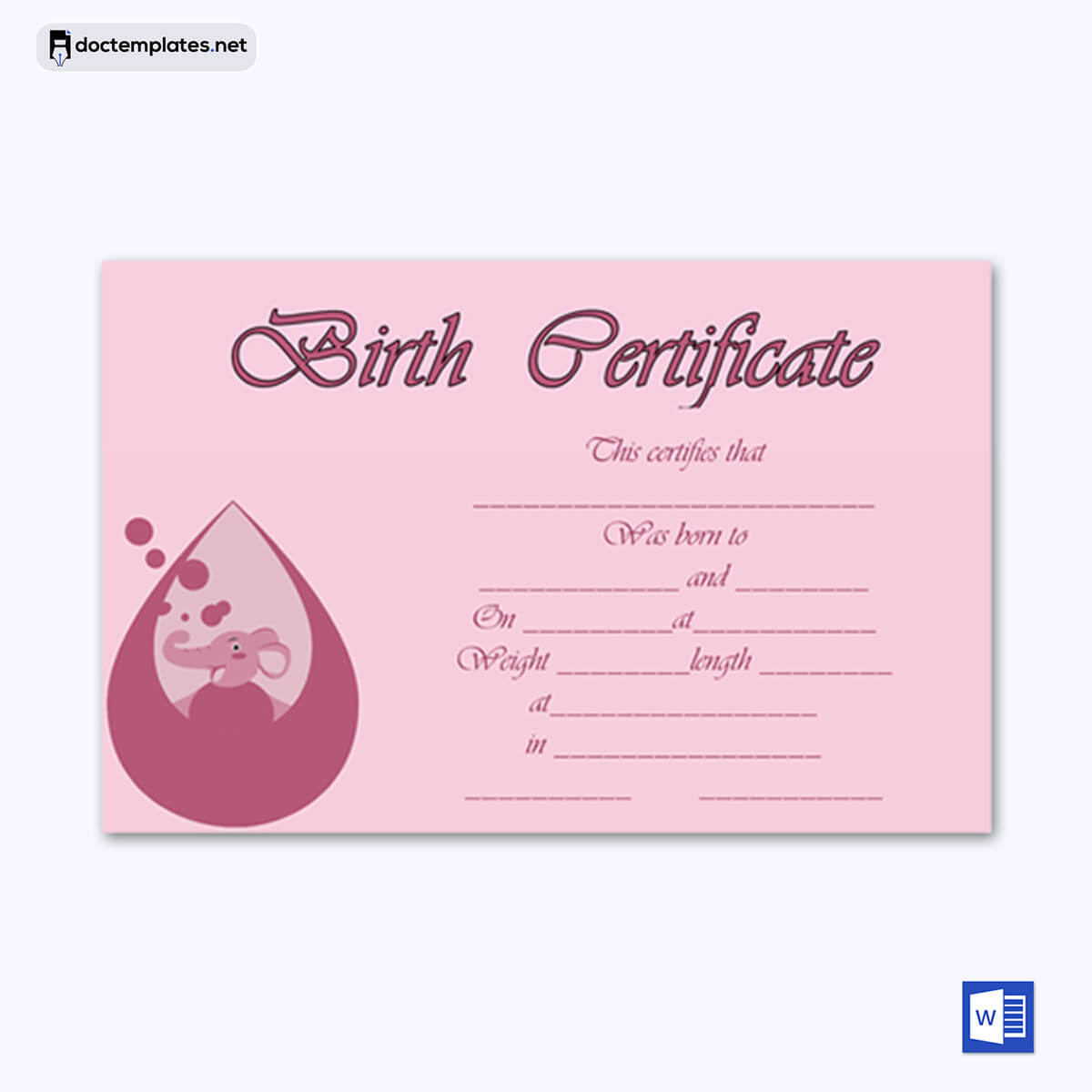 
birth certificate template google docs 07