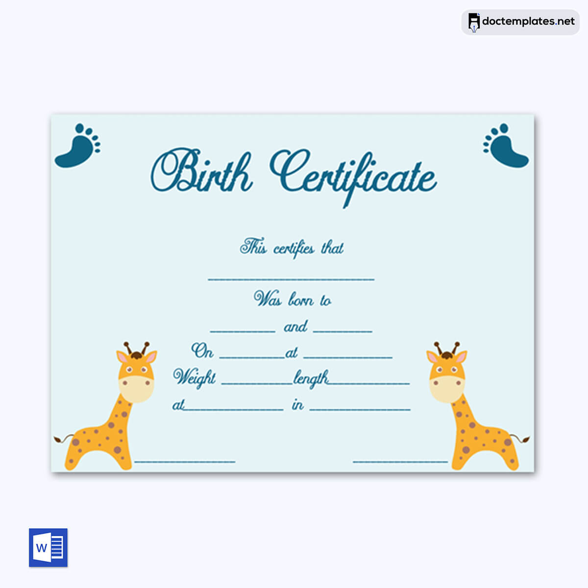 
birth certificate template google docs 05