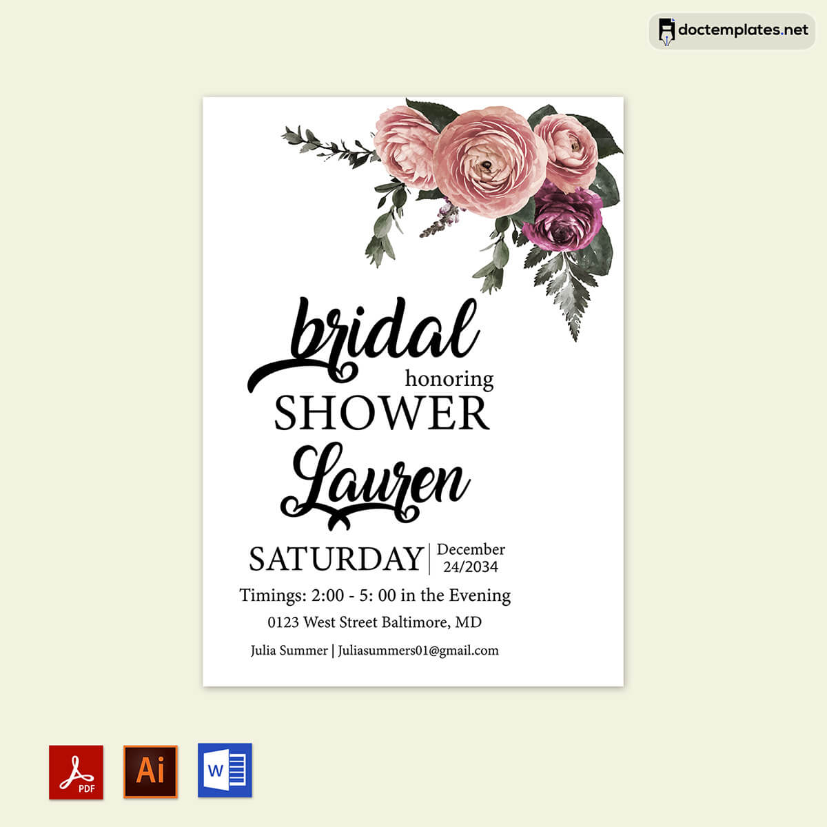 bridal shower checklist
01