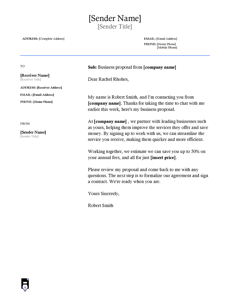 Business proposal letter sample pdf -03