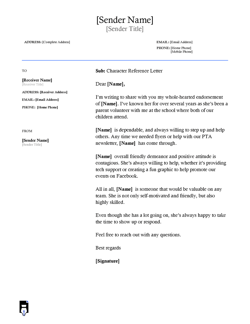 Character Reference Letter-01