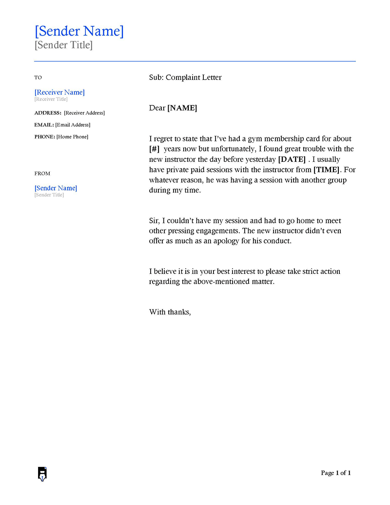 Example Letter Repeat Complaint 24 Complaint Letter Templates (With Step-By-Step Guide)