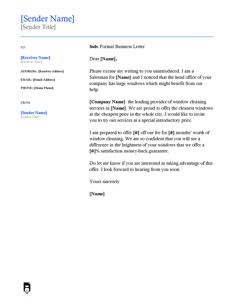 Business letter Sample PDF-04
