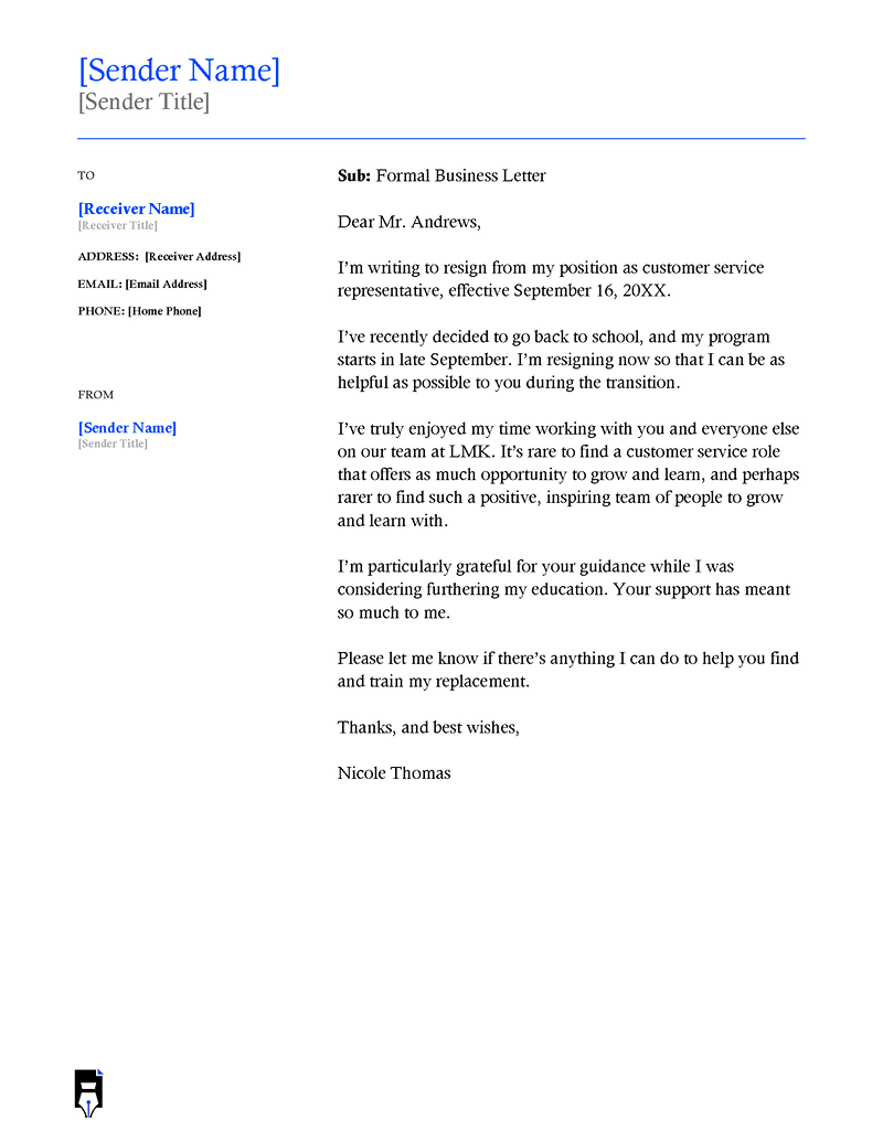 Informal business letter format-04