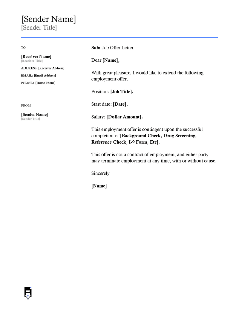 Job Offer Letter template-02