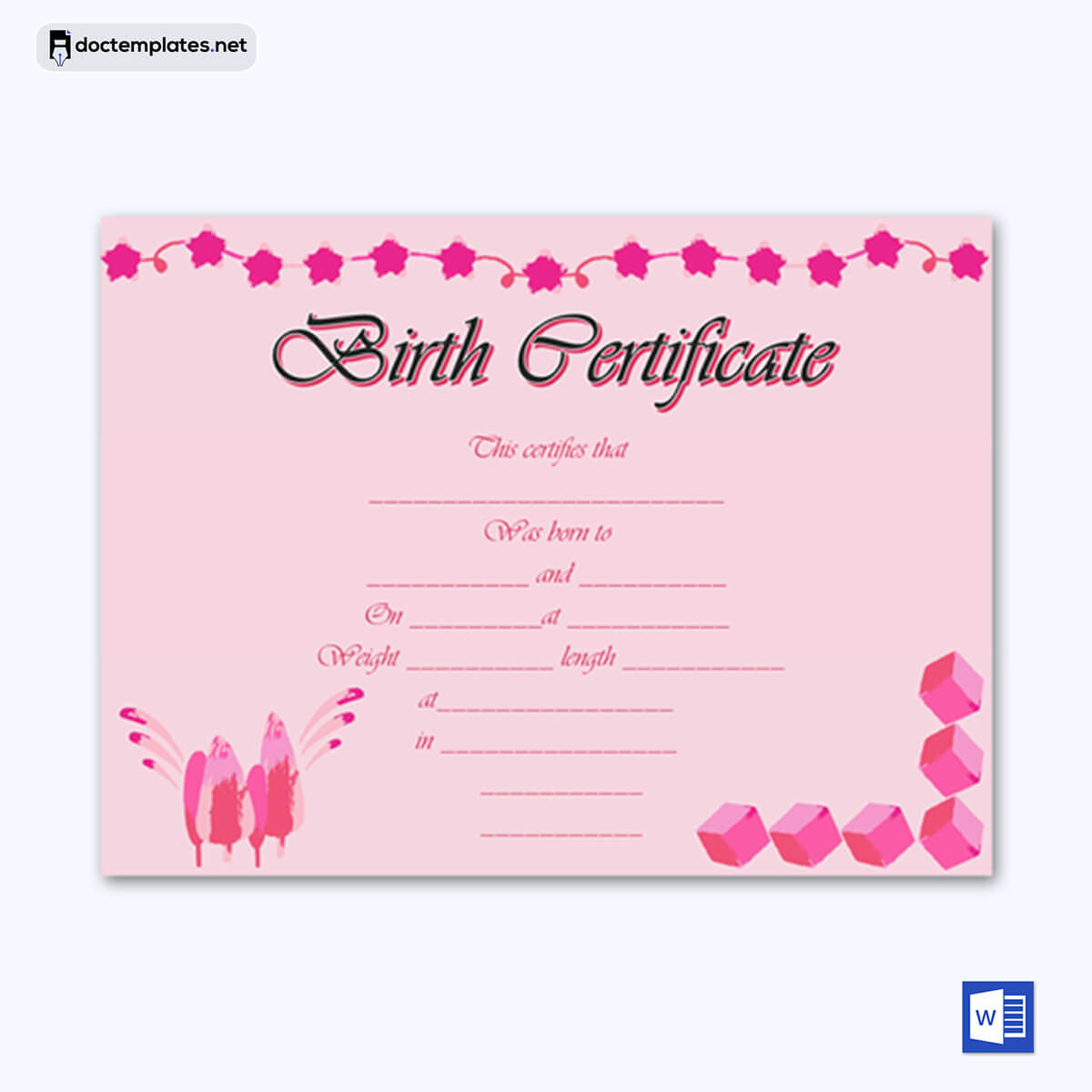 
make a birth certificate online
 06