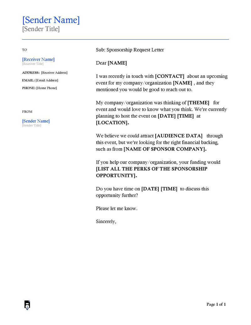 Sponsorship Request Letter 8669nx3b1 03 23 04 1 Sponsorship Request Letter