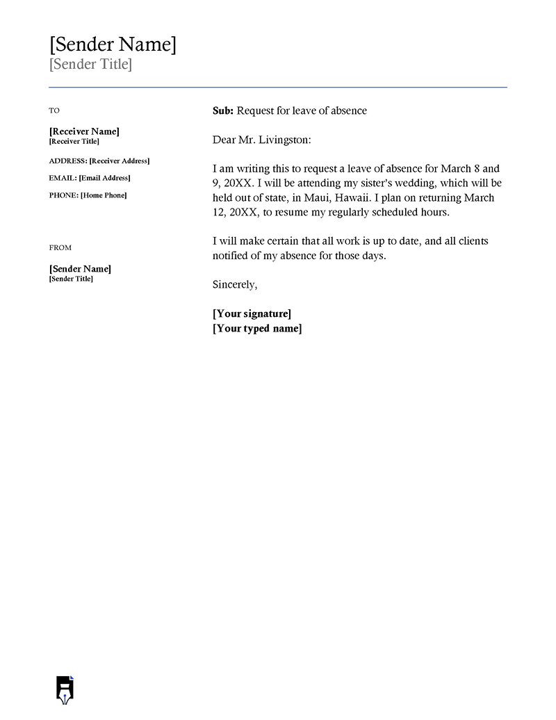 Sample letter for medical leave of absence from work-05
