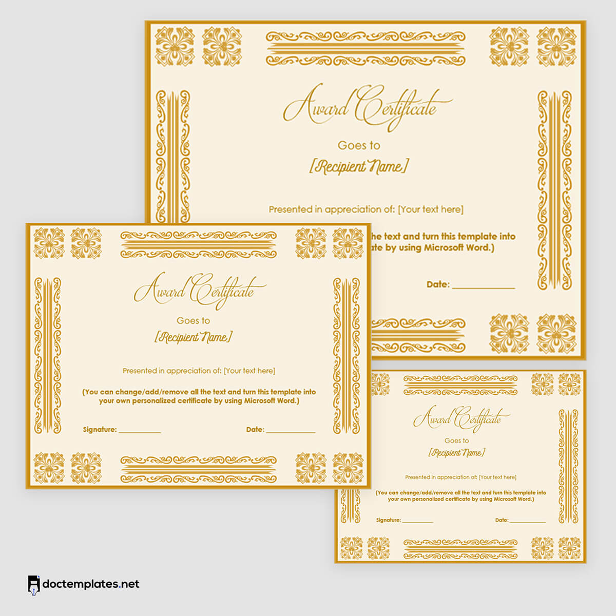 free certificate templates 01