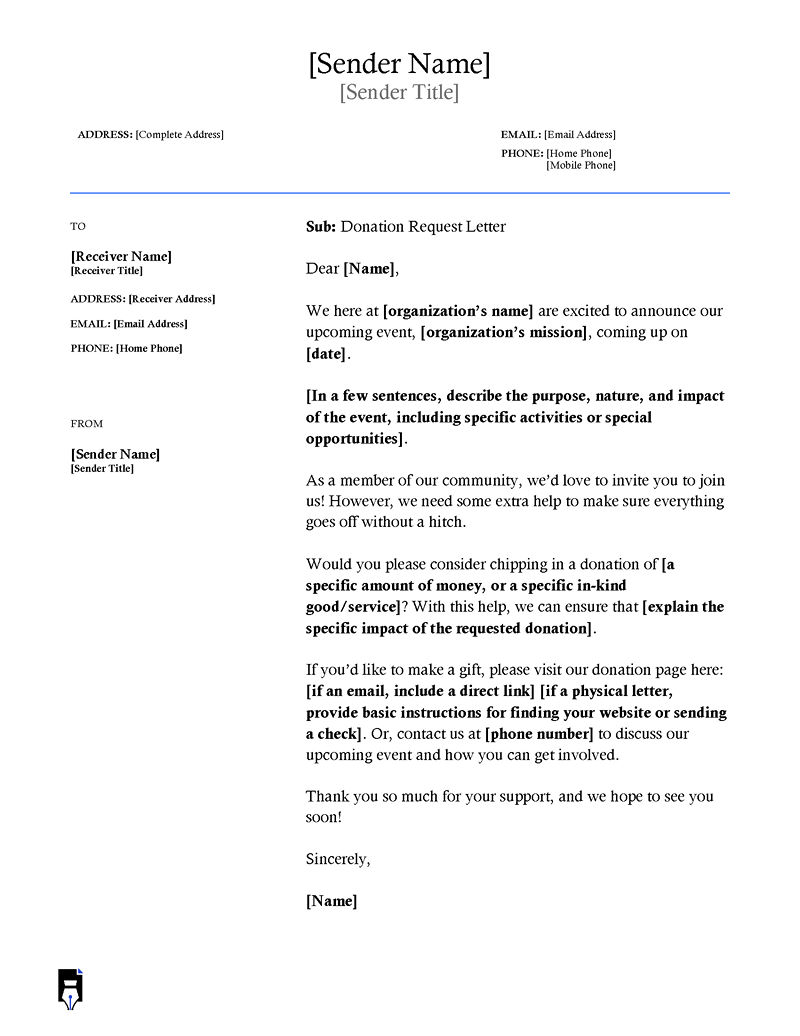 Giving donation letter template word-03