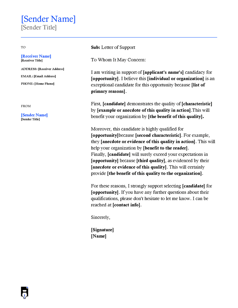 Letter of support for student
-01