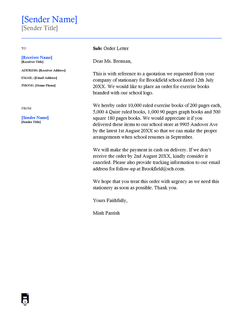 Sample order letter for office supplies-05

