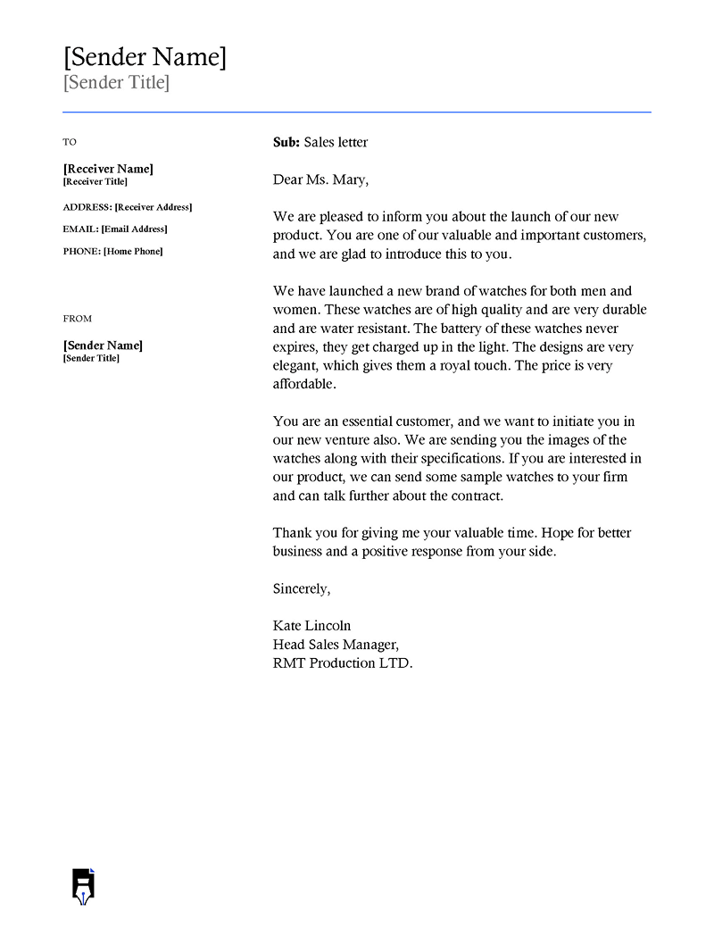 Sales letter example-03
