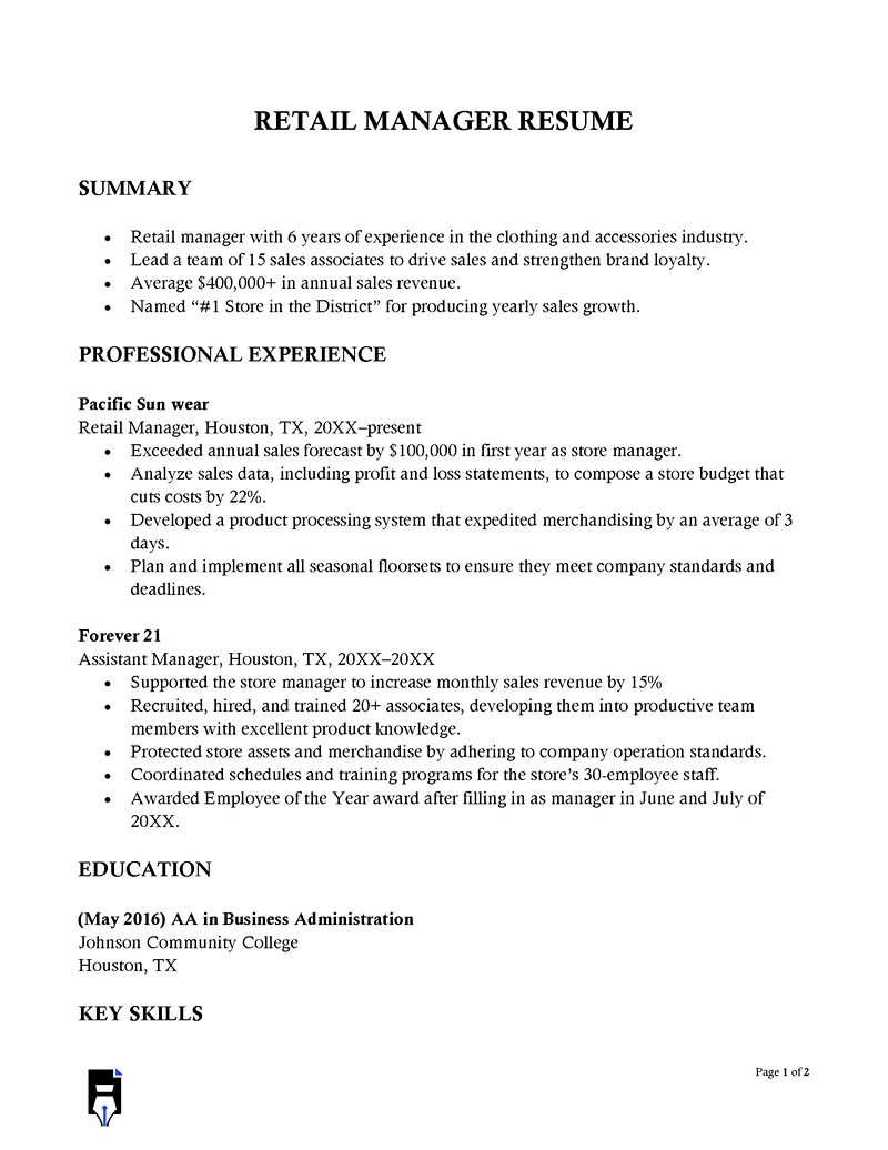 retail store manager resume word format-01