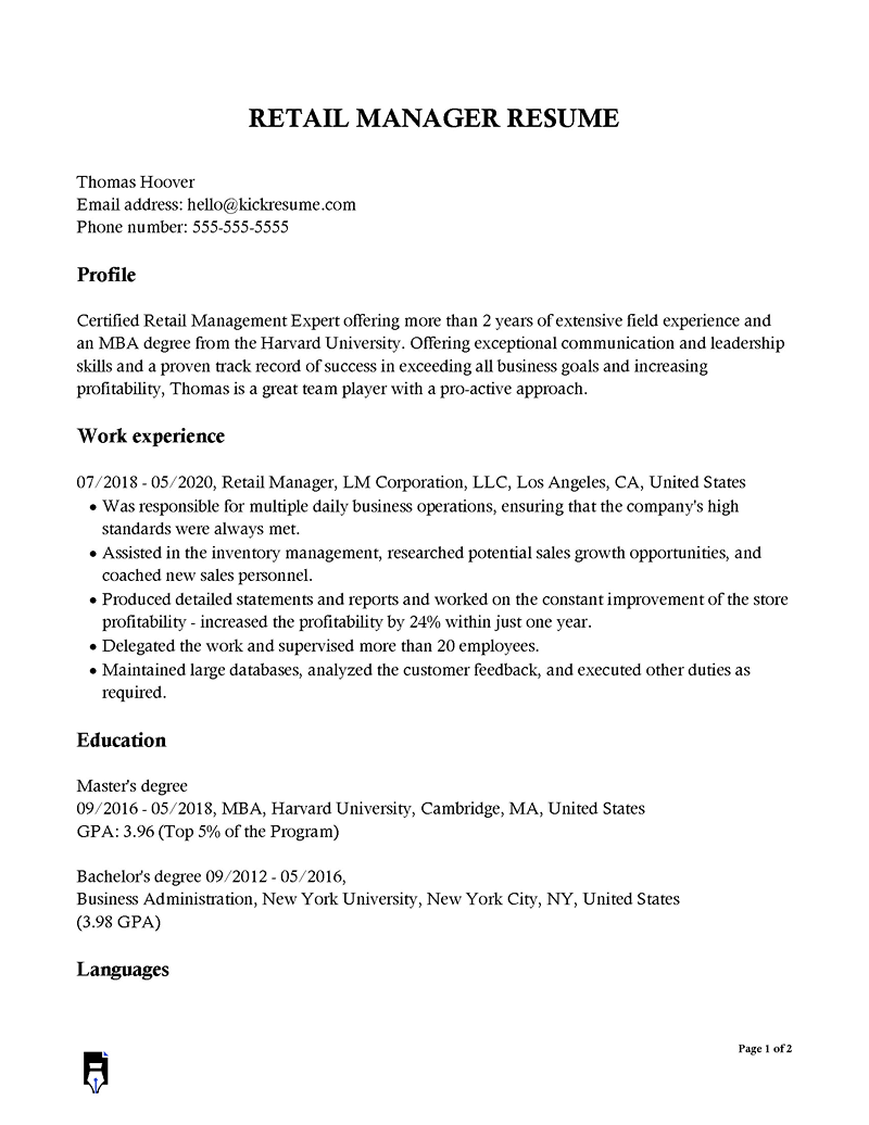 
retail manager resume summary-04